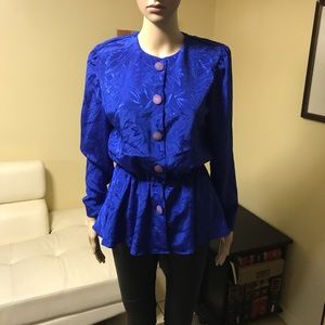 Vintage peplum blouse